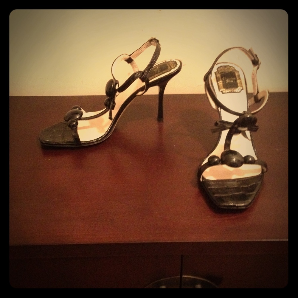 Open toed heels by Christian Dior